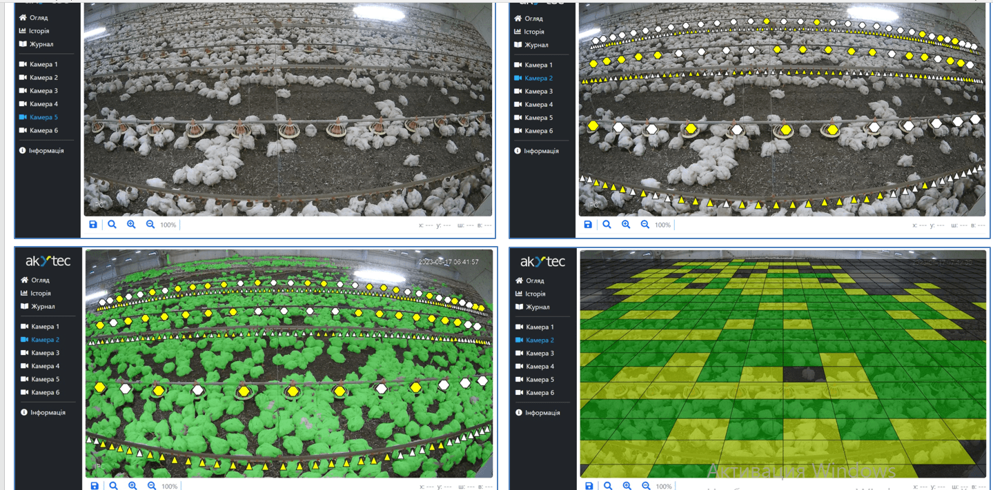Система детекції та аналізу щільності поголів'я